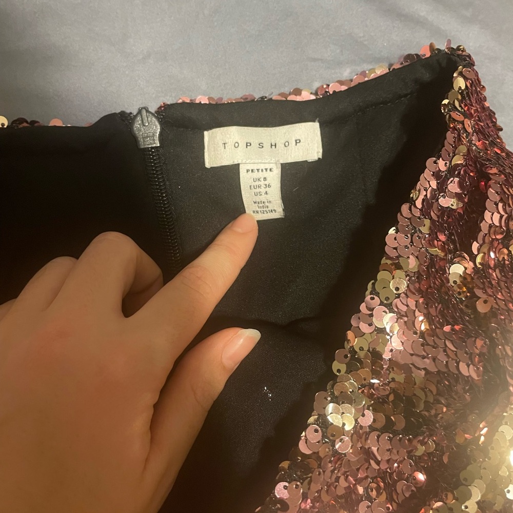 TopShop sequin skirt